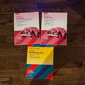 3 Reading Street teacher eds. Fresh reads, weekly tests & baseline grp tests 5th